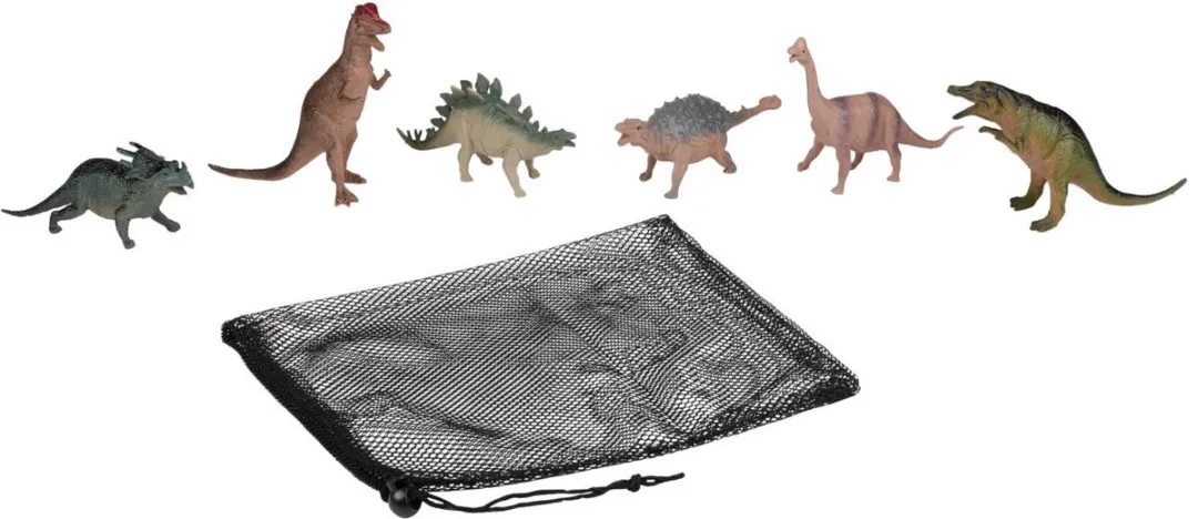 Eddy Toys Dinosaurus Speelgoedset 6 Stuks