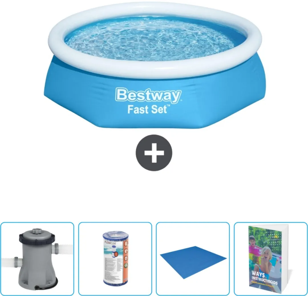 Bestway Fast Set Rond Zwembad 244x61cm