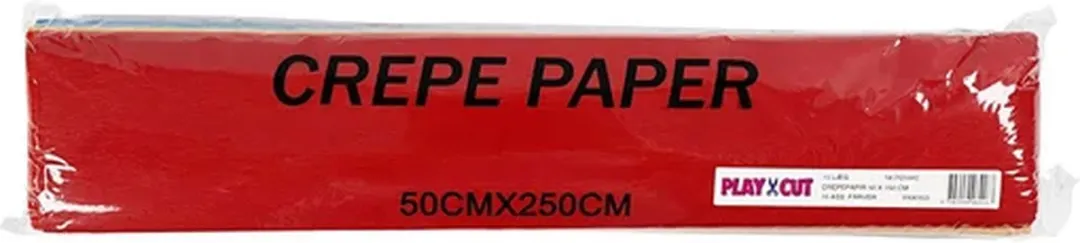 Creativ Company Crepepapier Multicolor 50x250cm - 15 Stuks