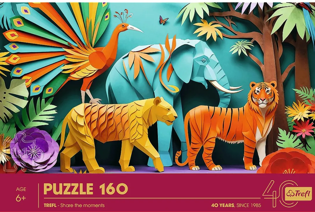 Trefl Dieren Puzzel 160 Stuks - Meerkleurig