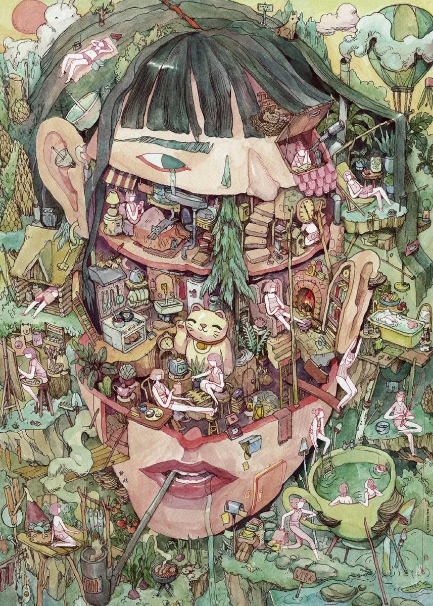 Heye Home of Thoughts 1000 Stuks Multicolor Puzzel