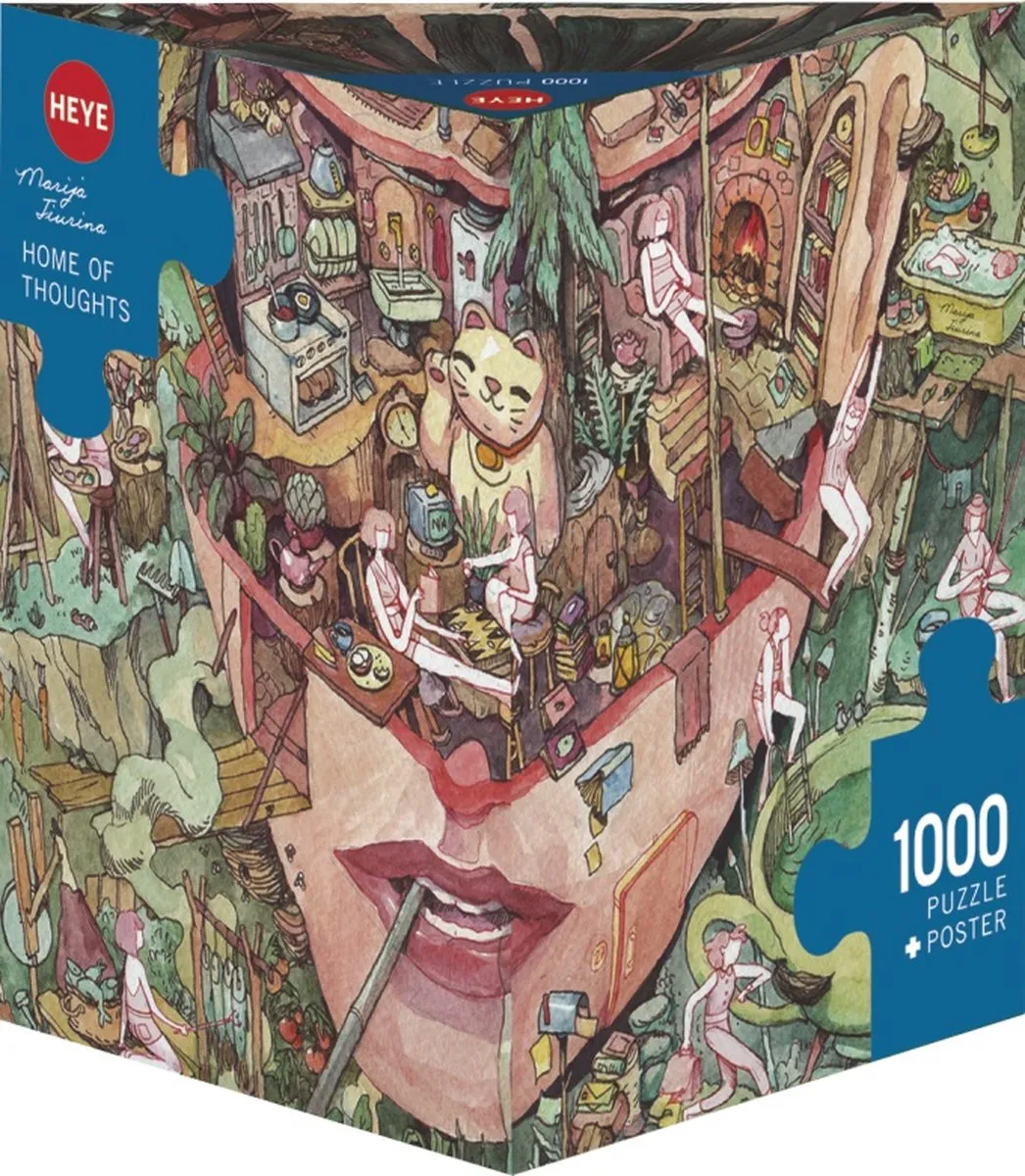 Heye Home of Thoughts 1000 Stuks Multicolor Puzzel