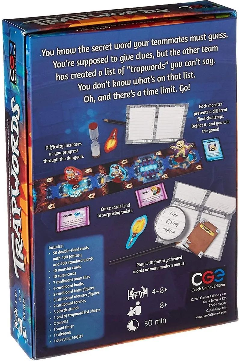 Czech Games Edition Trapwords Bordspel - 4-8 spelers