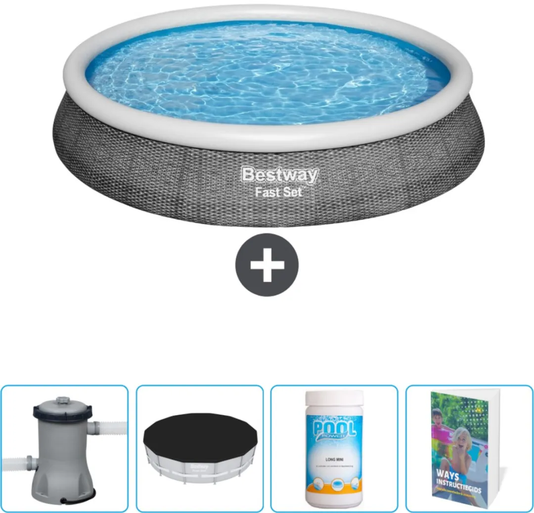 Bestway Fast Set Rond Zwembad 396x84cm