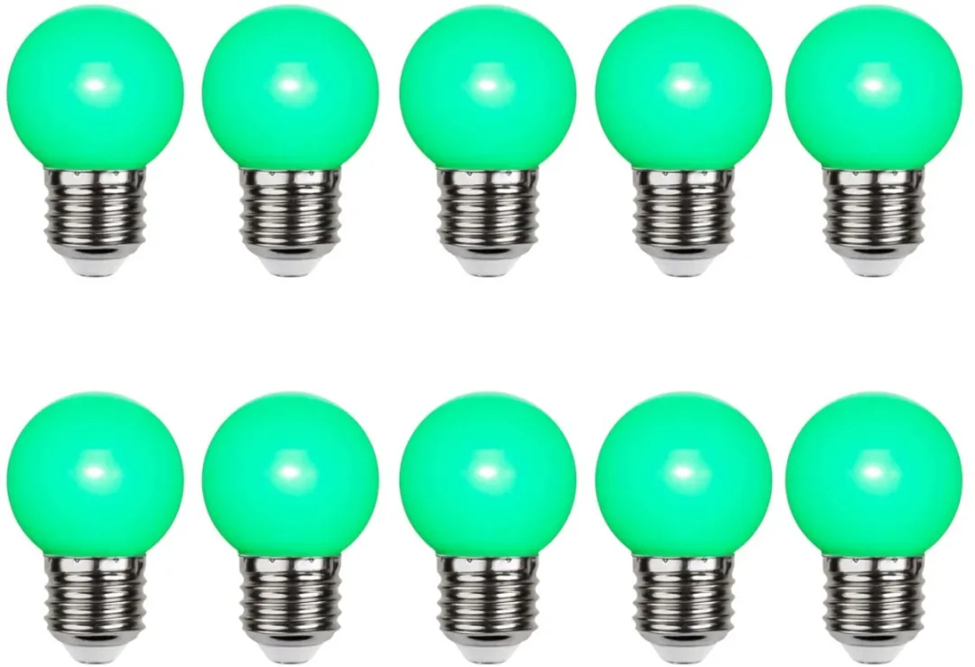 Star Trading Groene Prikkabelampjes 1W - 10 Stuks