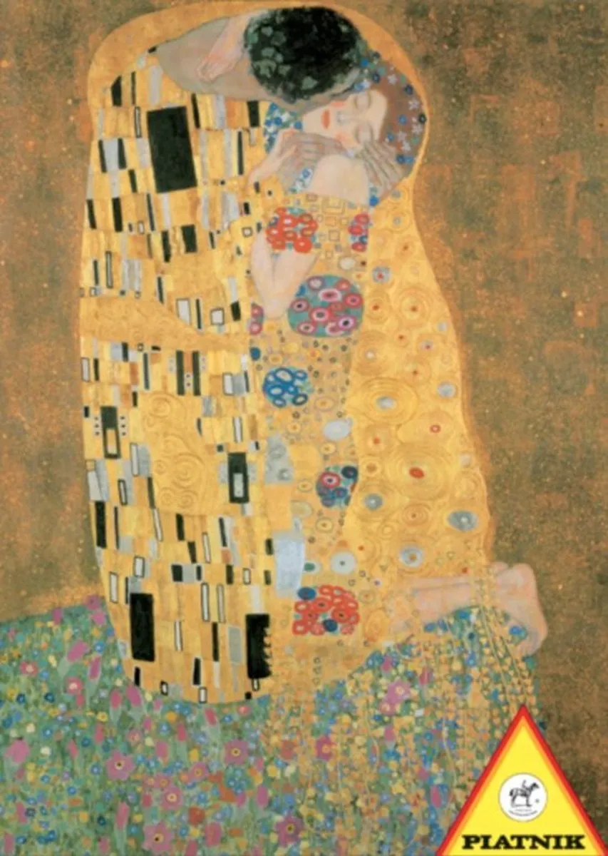 Piatnik Klimt De Kus Puzzel 1000 Stuks - Meerkleurig