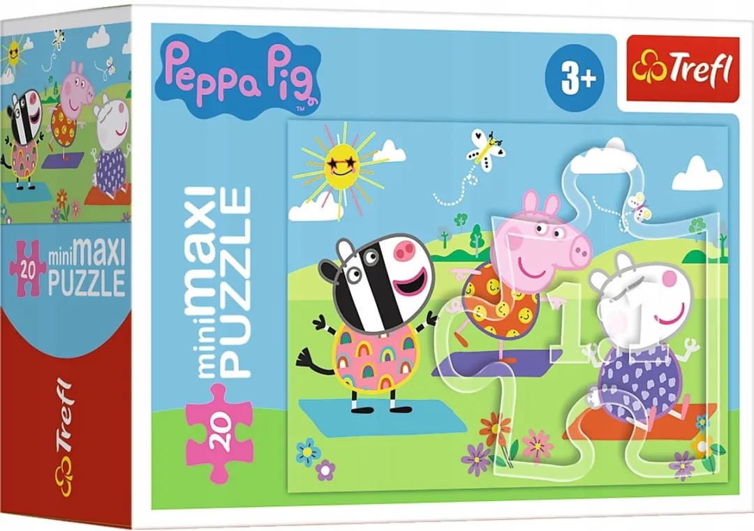 Trefl Peppa Pig Mini Maxi Puzzel 20 Stuks - Meerkleurig