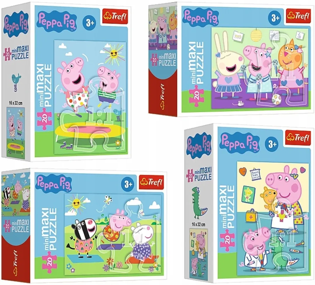 Trefl Peppa Pig Mini Maxi Puzzel 20 Stuks - Meerkleurig