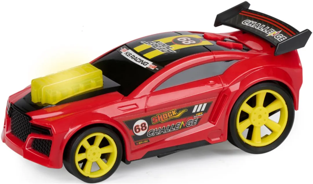 Eddy Toys Raceauto Licht & Geluid - Rood/ Groen