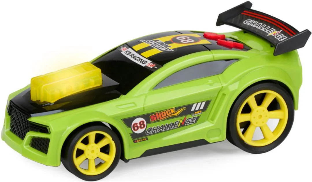 Eddy Toys Raceauto Licht & Geluid - Rood/ Groen
