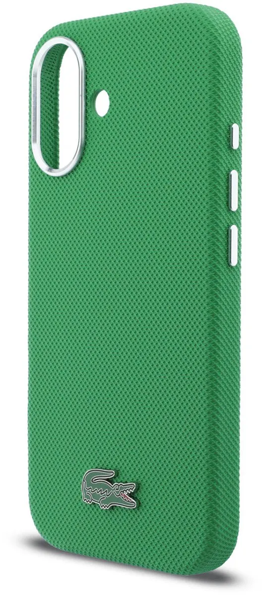 Lacoste Back Cover Case iPhone 16 - Estragon Groen - MagSafe