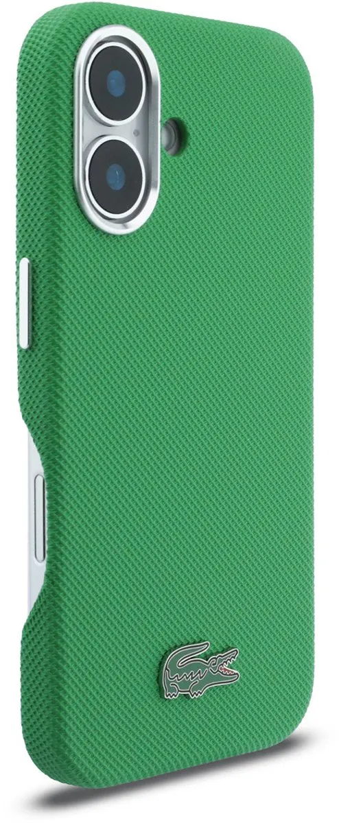 Lacoste Back Cover Case iPhone 16 - Estragon Groen - MagSafe