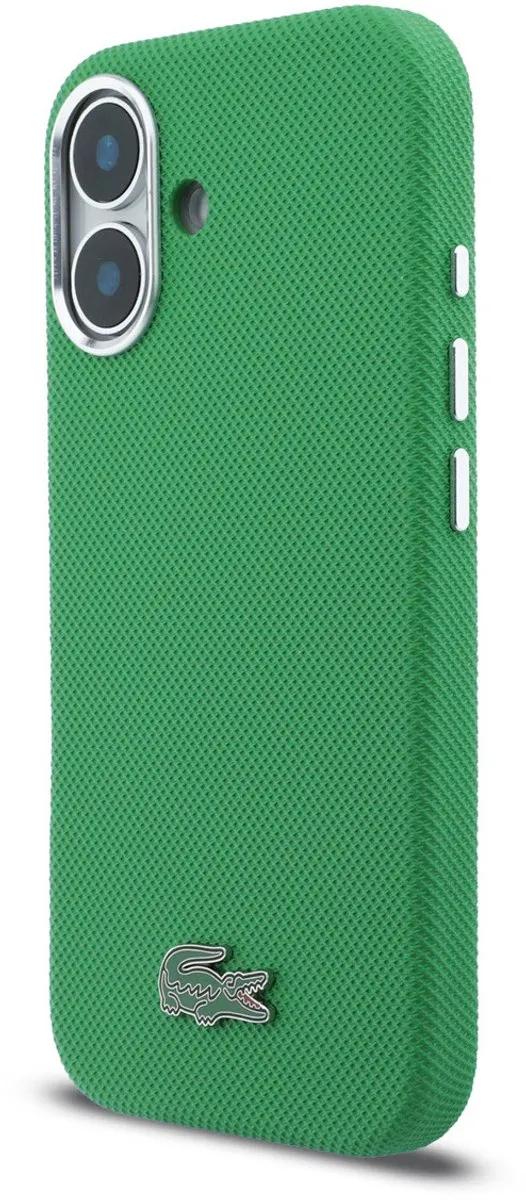 Lacoste Back Cover Case iPhone 16 - Estragon Groen - MagSafe