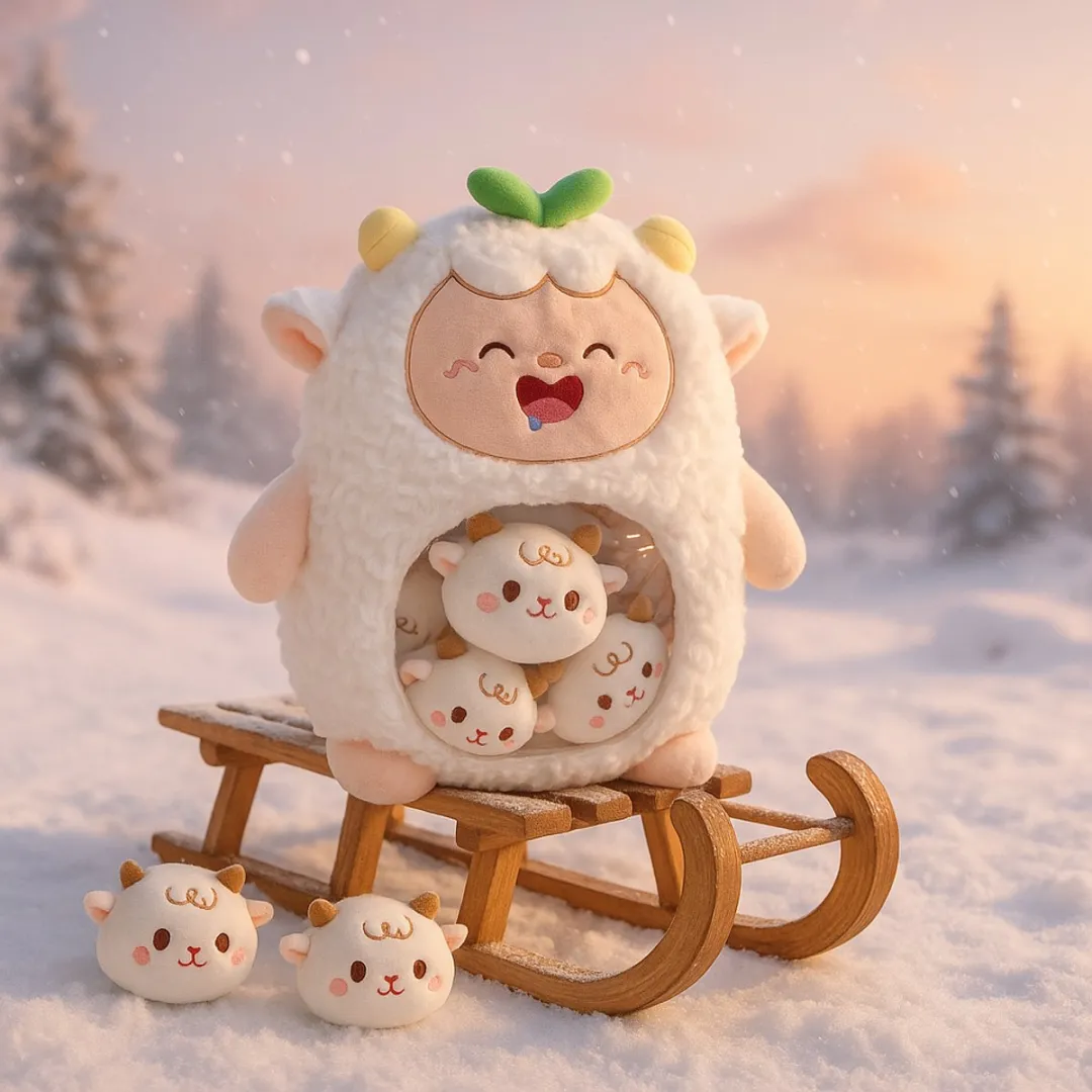 MagniToys Kawaii Knuffelkussen Wit - 40cm - 3+