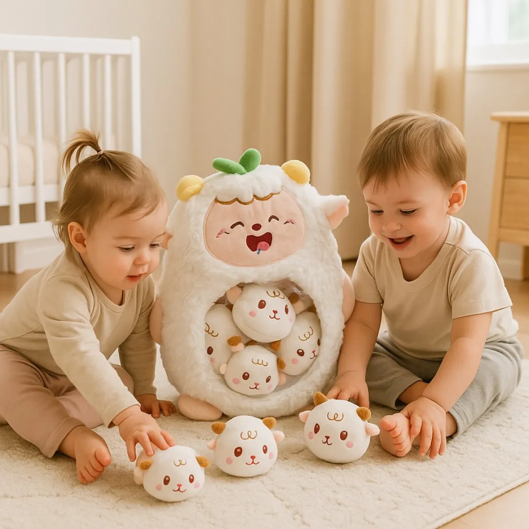 MagniToys Kawaii Knuffelkussen Wit - 40cm - 3+