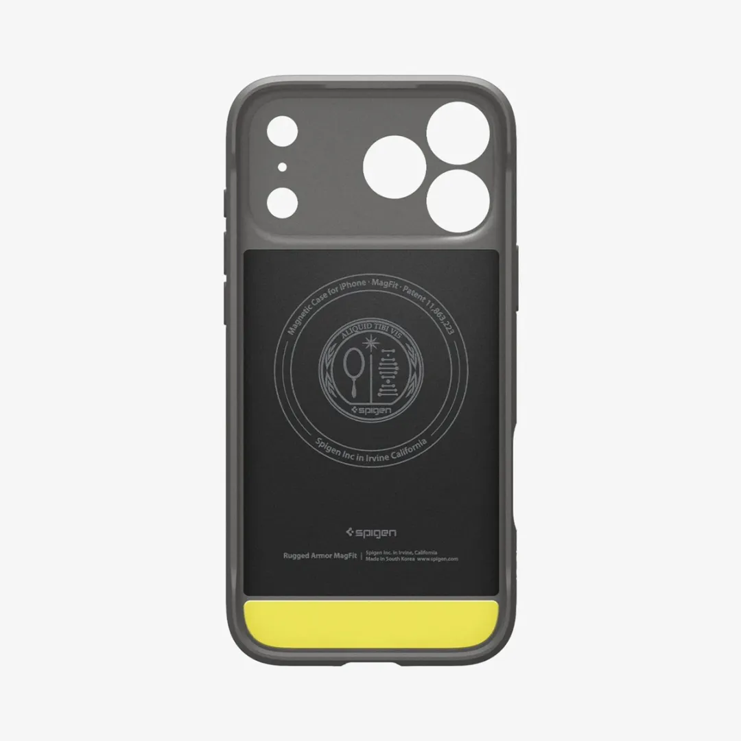 Spigen Rugged Armor MagSafe Hoesje iPhone 17 Pro Max - Zwart