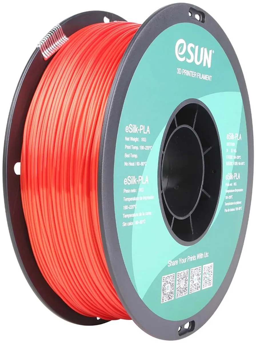 ESUN eSilk-PLA Jacinth 1kg 3D Printerfilament - 1.75mm
