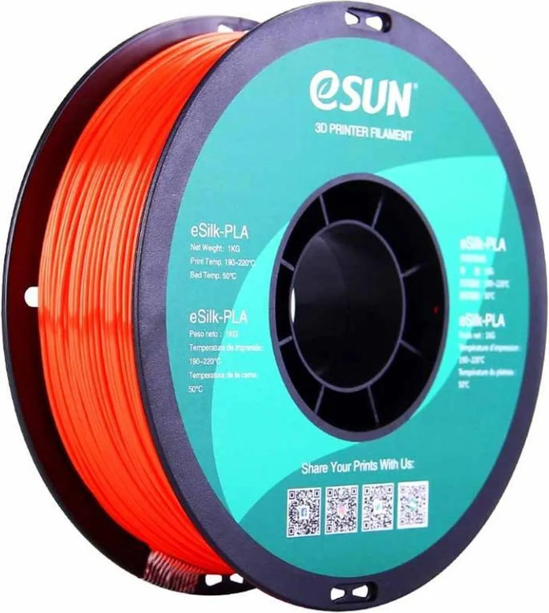 ESUN eSilk-PLA Jacinth 1kg 3D Printerfilament