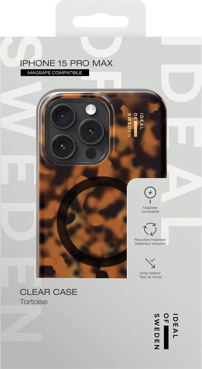 iDeal of Sweden Clear Case iPhone 15 Pro Max - Tortoise