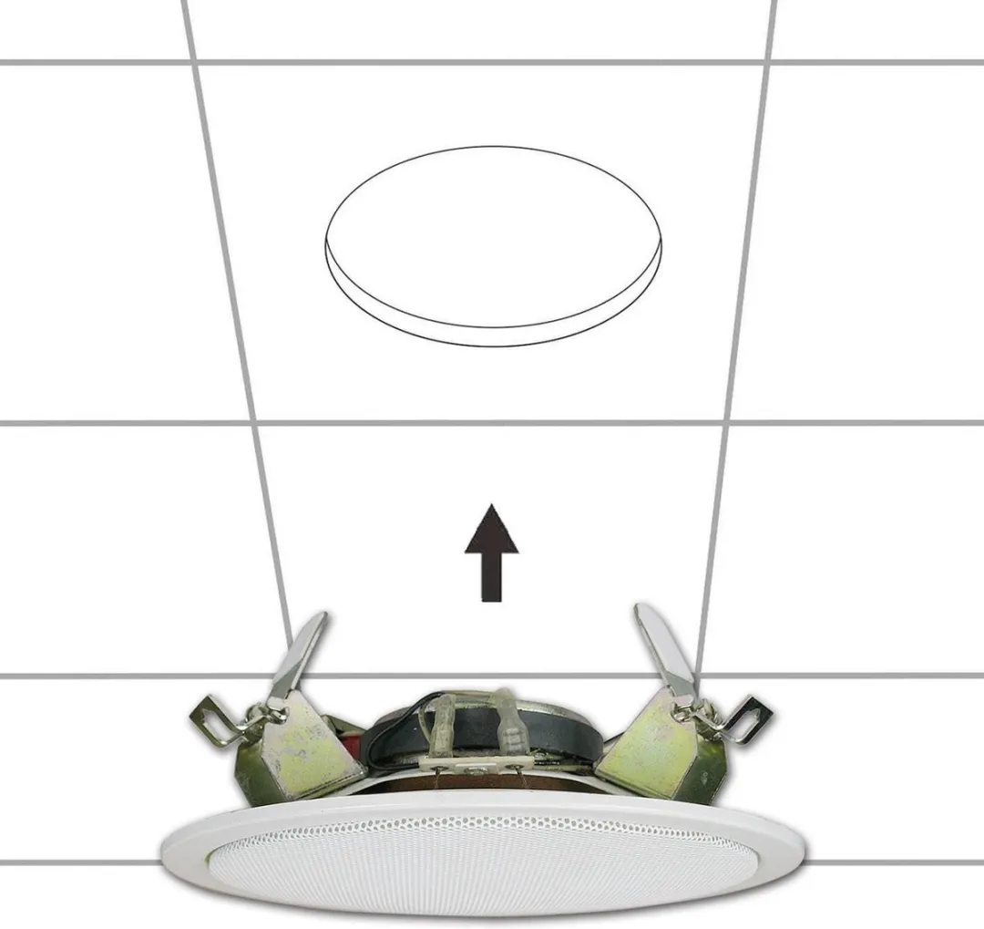 Renkforce SPE-178 WT Inbouwluidspreker Plafond - 40W - Wit - afbeelding 6 van 6