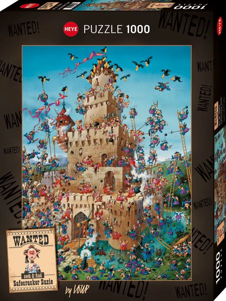 Heye Safecracker Suzie Puzzel 1000 Stuks - Multicolor