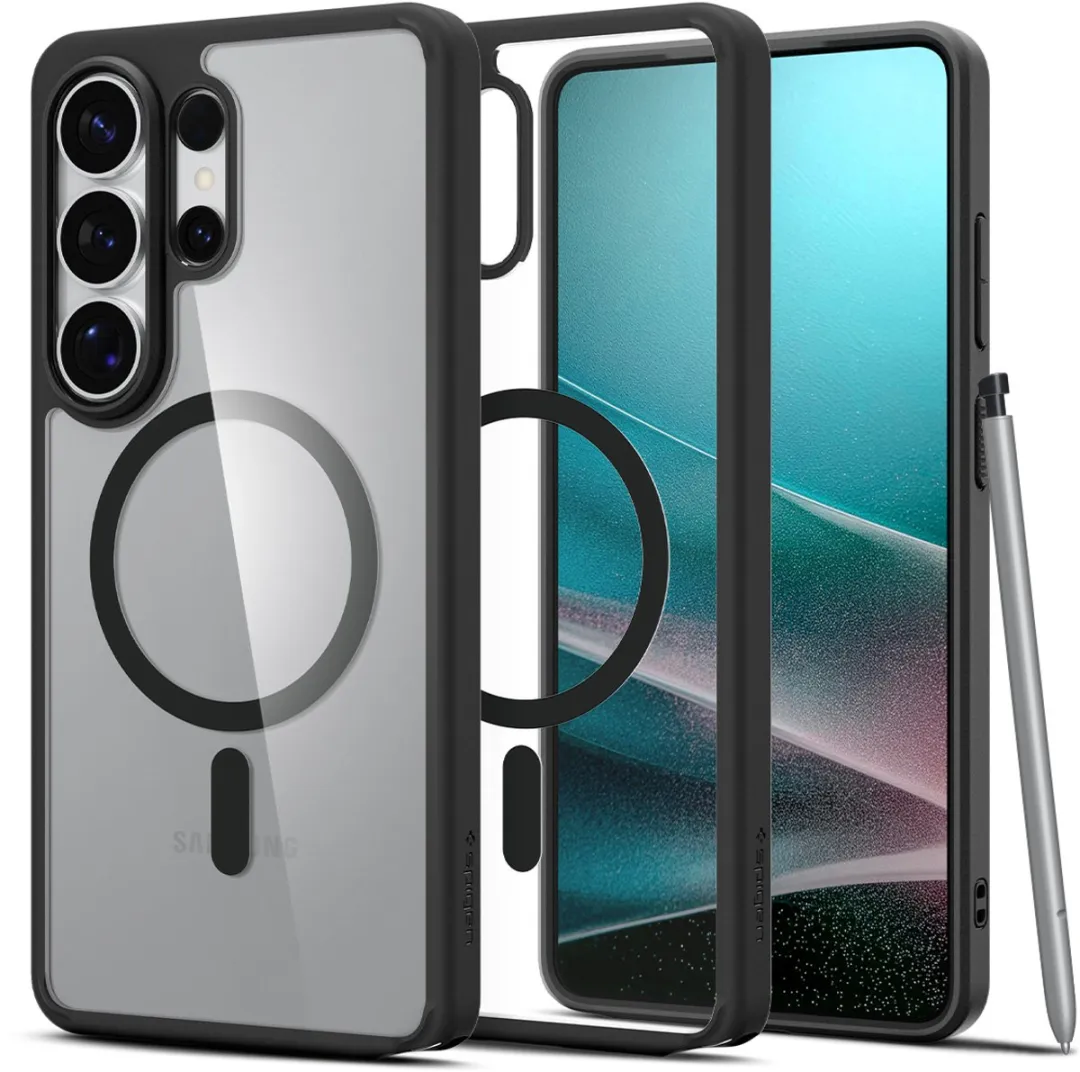 Spigen Ultra Hybrid Backcover S26 Ultra - Matte Black - 8800283318128