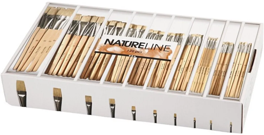Creativ Company Nature Line Kwasten Korte Steel #00-22