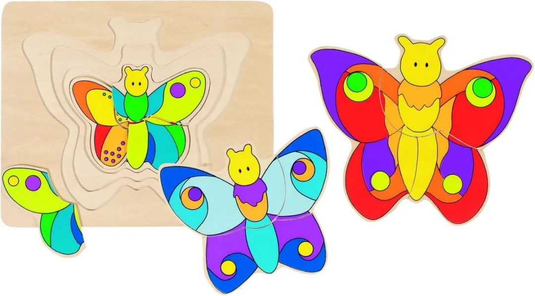 Goki Butterfly Puzzle 11 Stuks - Multicolor