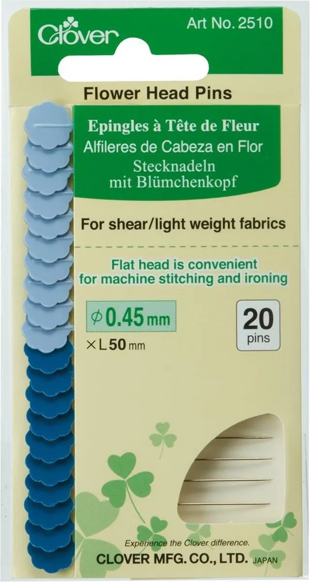 Clover Bloemenkop Spelden 0.45mm