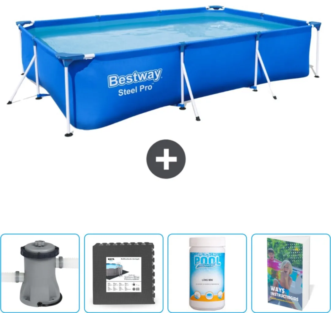Bestway Steel Pro Zwembad 300x201x66cm