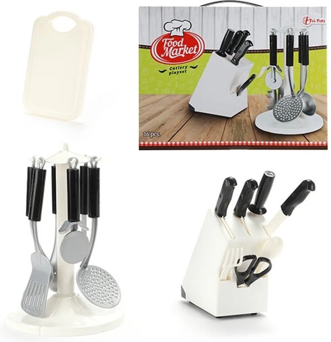 Toi-Toys Keukenhulpenset Messenset 16-delig