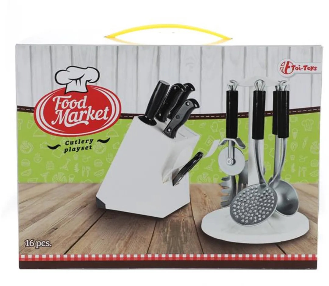 Toi-Toys Keukenhulpenset Messenset 16-delig