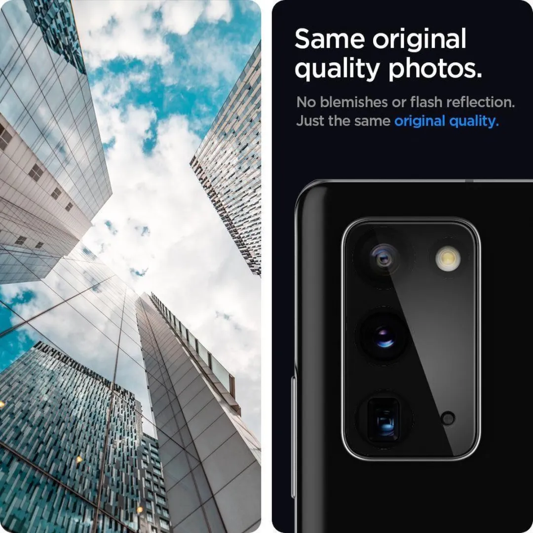 Spigen AGL01455 Camera Lens Glas - Zwart - afbeelding 6 van 6