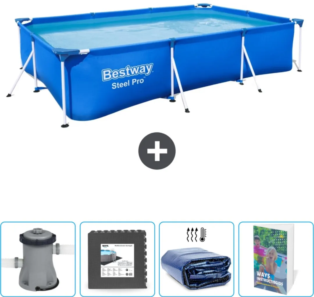 Bestway Steel Pro Zwembad 300x201x66cm