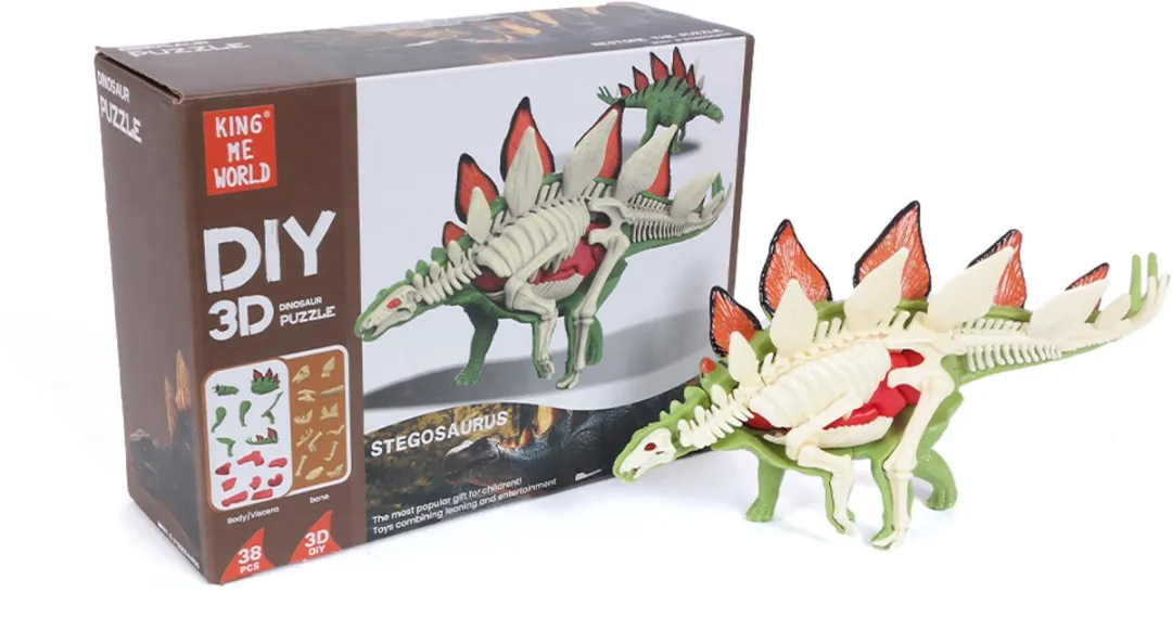 PIA Soft Toys Dino 3D Anatomie Stegosaurus
