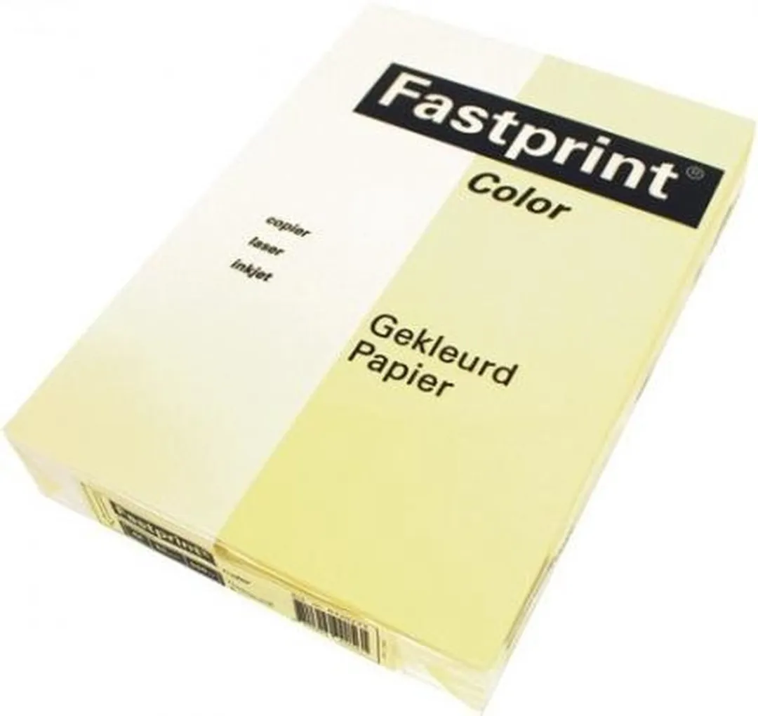 Quantore Fastprint Gekleurd Papier A4 80gr - Kanariegeel