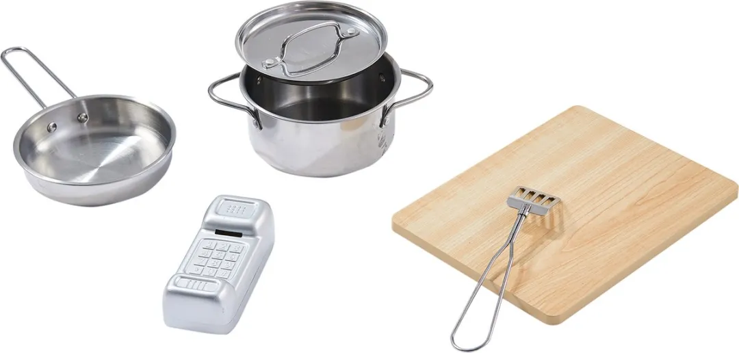 Teamson Kids Modern Houten Speelkeuken Wit/Blauw