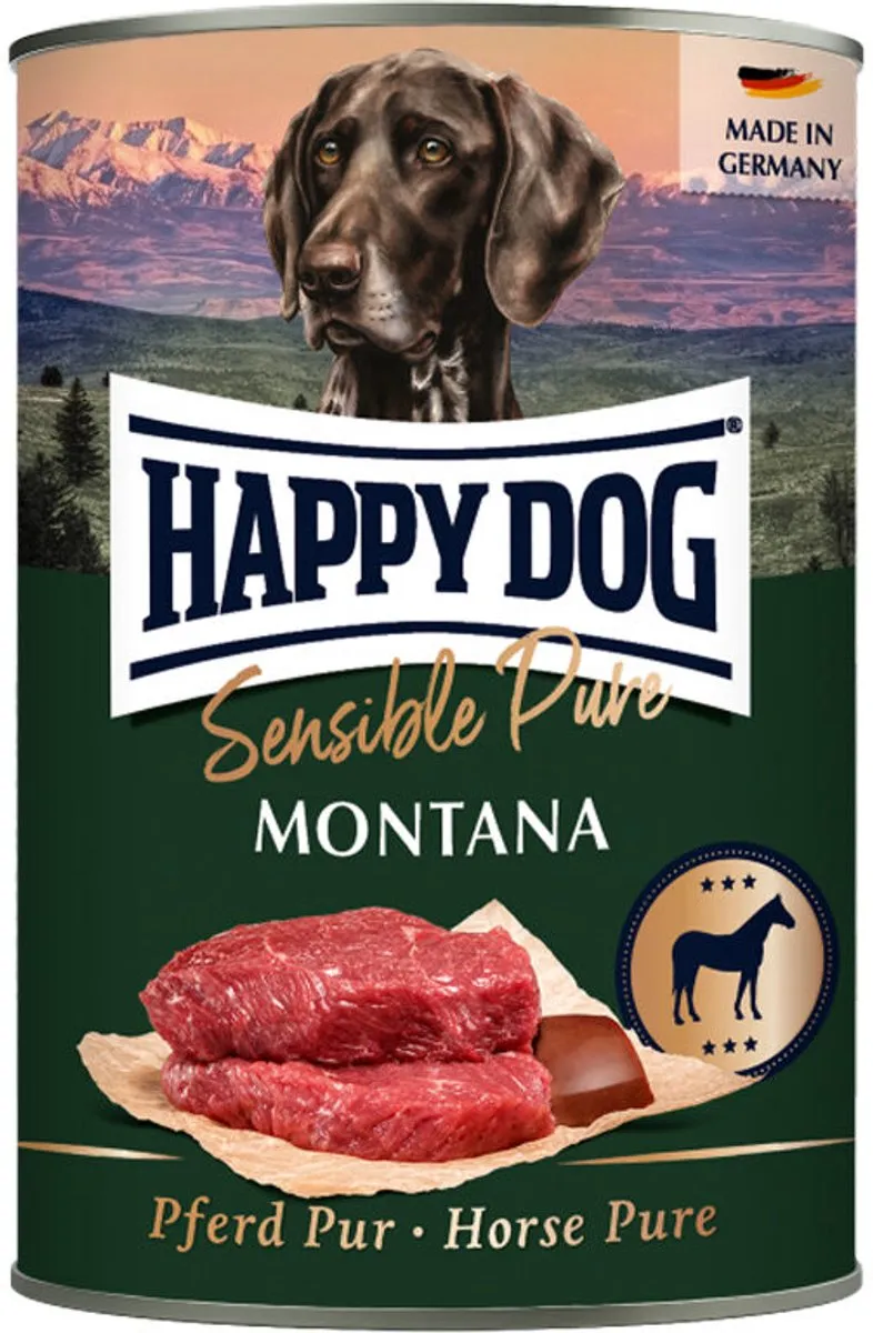 Happy Dog Sensible Pure Montana Paard - 6x400g