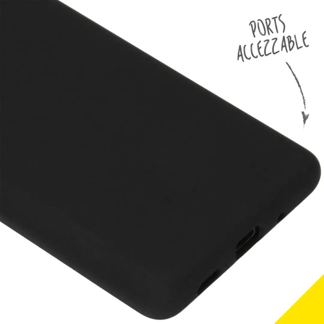 Accezz Hoesje Samsung Galaxy S20 FE - Zwart