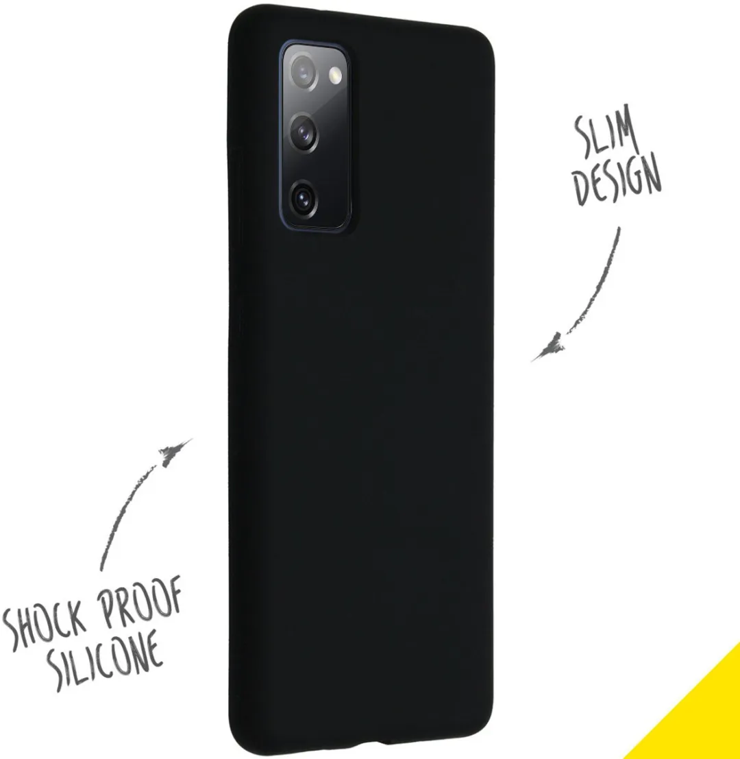 Accezz Hoesje Samsung Galaxy S20 FE - Zwart