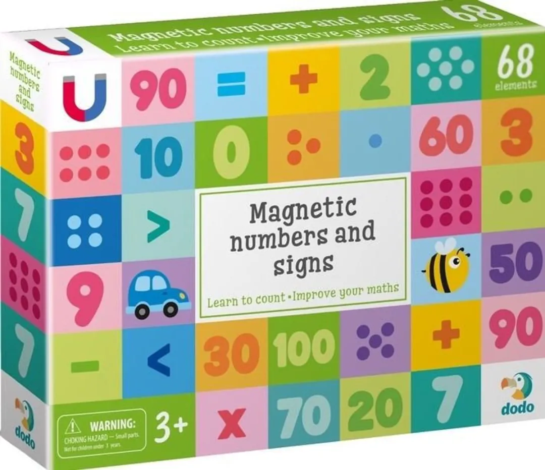 Dodo Toys Magneet Cijfers 200274 - 68 Magneten - Multi