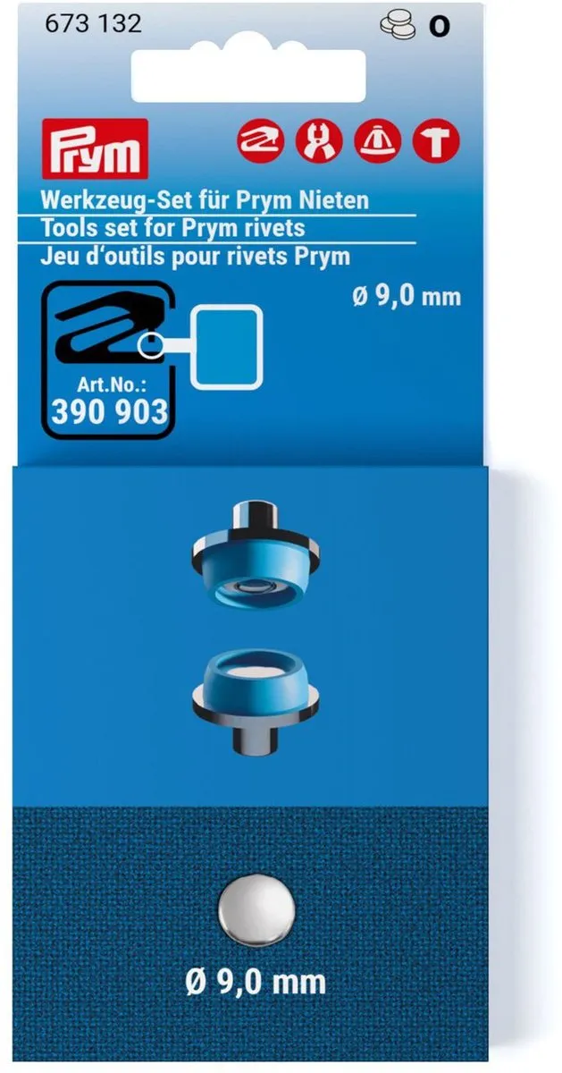 Prym Gereedschapset Siernieten 9mm - Multi