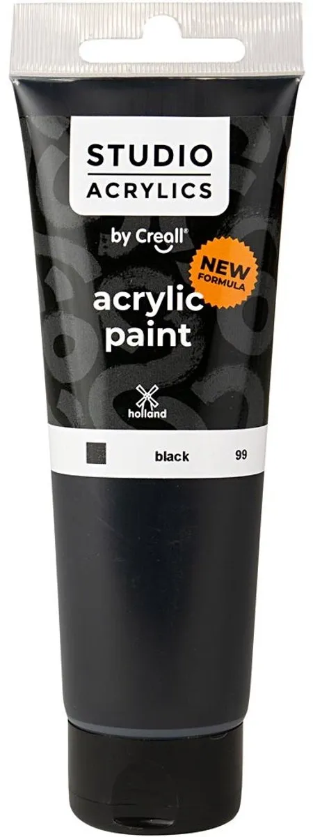 Creativ Company Creall Studio Acrylverf Zwart 120ml
