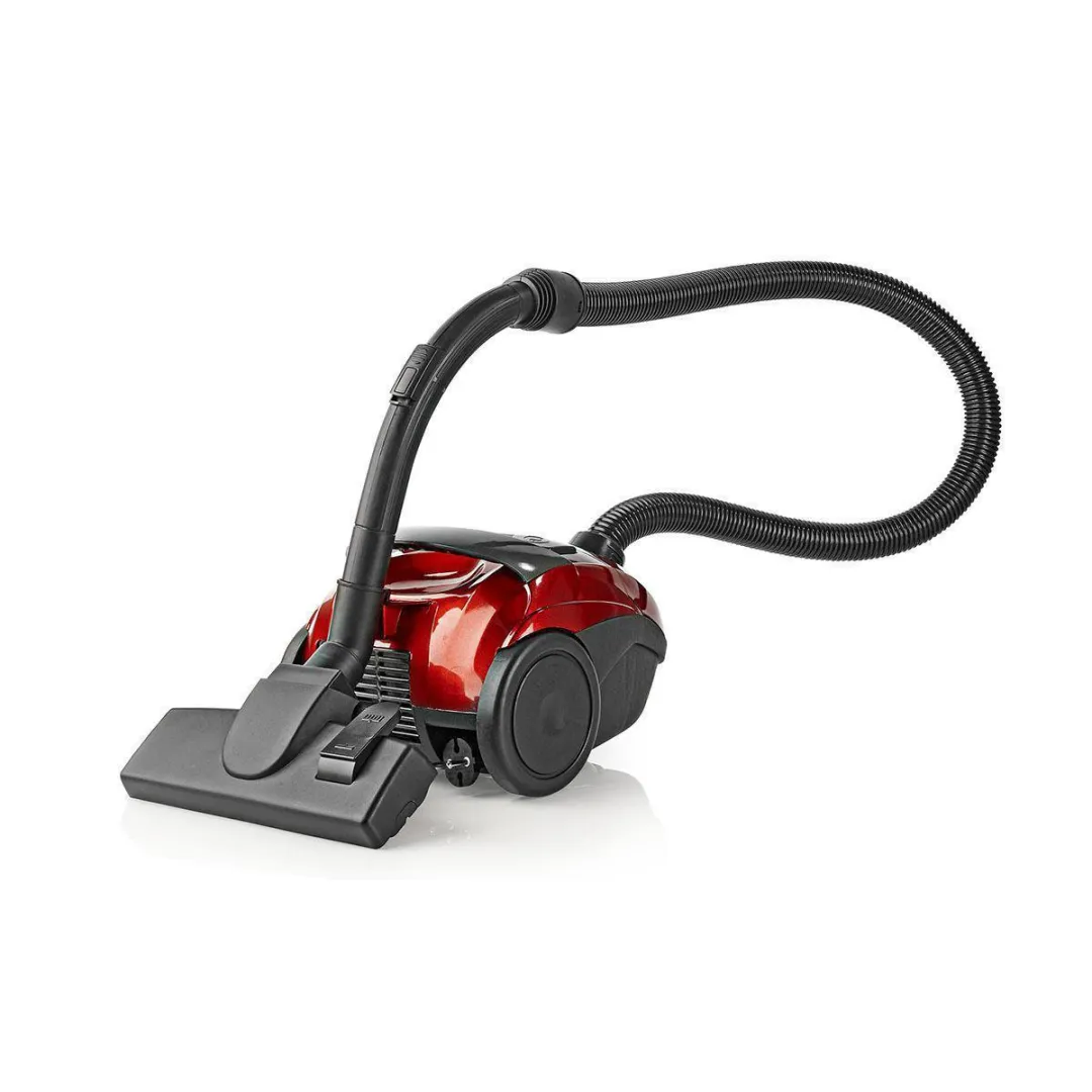 Nedis VCBG100RD Stofzuiger - 700W - 1.5L - Hepa - Antraciet/Rood
