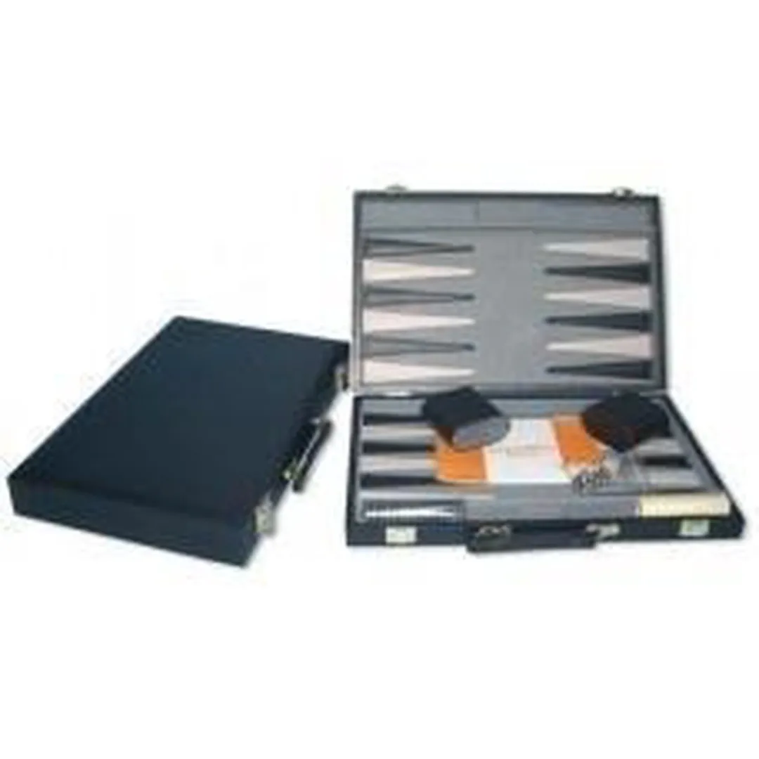 HOT Games Backgammonkoffer 38cm - MPN 604164 - Zwart