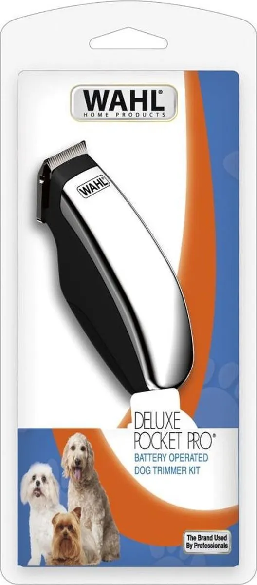 Wahl Pocket Pro Draadloze Dierentrimmer - Zilver/Zwart - afbeelding 3 van 3