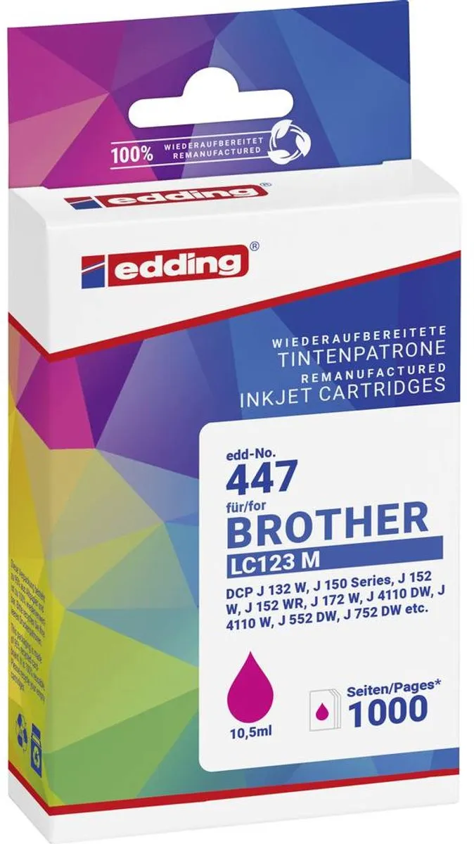 edding Inktcartridge 18-447-01 Magenta