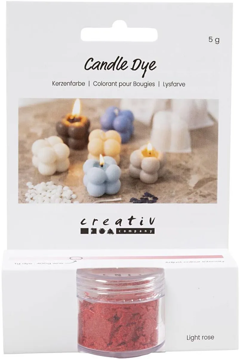 Creativ Company Kaarsenverf Lichtroze 5ml