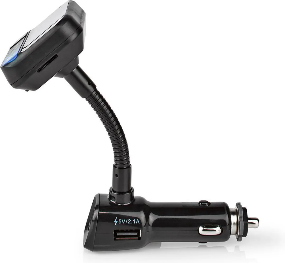 Nedis FM-Audiotransmitter Auto - Zwanenhals - Bluetooth 5.0 - Zwart - afbeelding 6 van 6