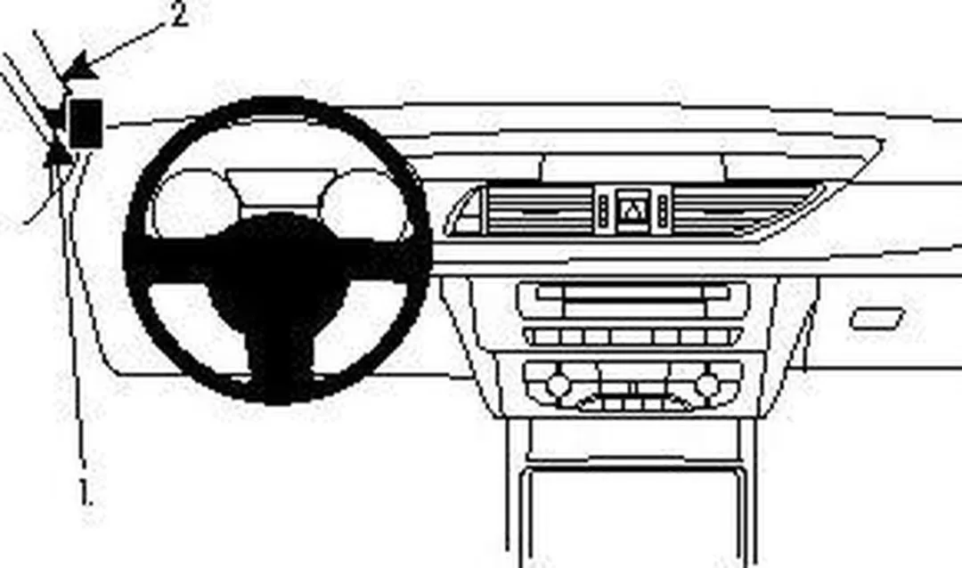 Brodit ProClip Houder Audi A6/S6 2011-2015 - Zwart